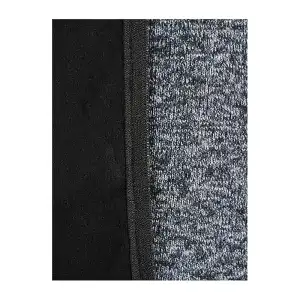 Gebreid vest Gus fleece gevoerd antraciet