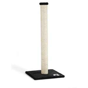 BZ Krabpaal Gina met voetafdruk zwart 40 x 40 x 90 cm