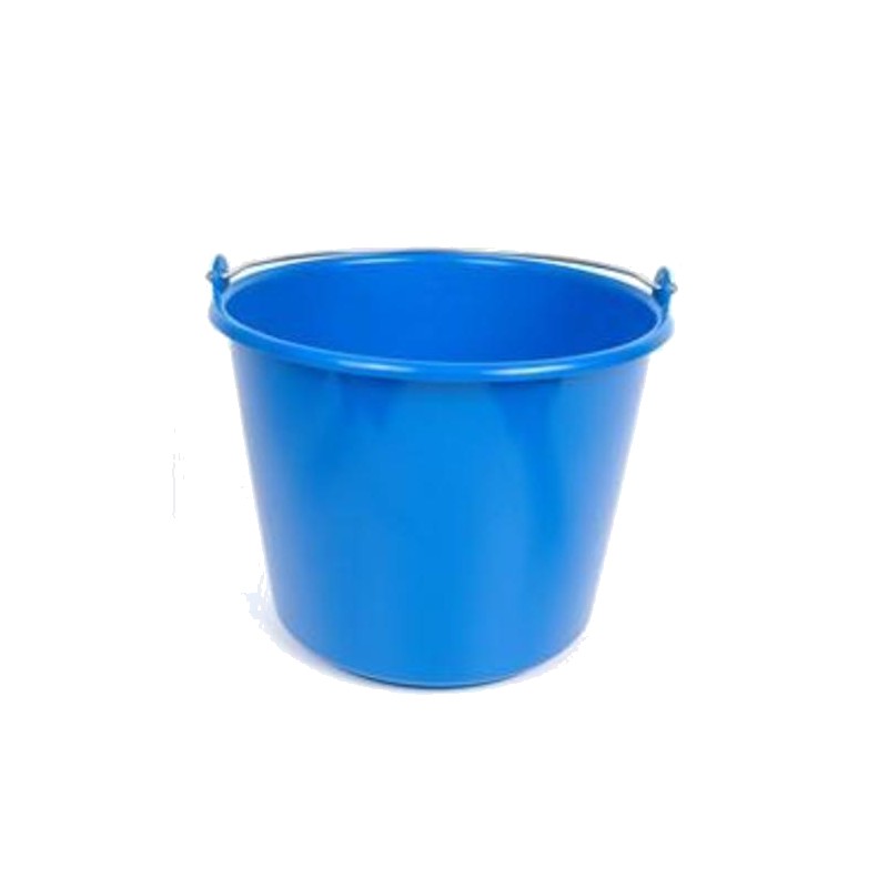 Emmer kunststof Prof blauw 12L