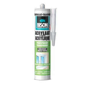 Bison acrylaatkit transparant 310 ml