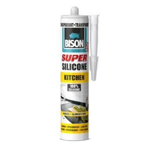 Bison super siliconenkit kitchen transparant 310 ml