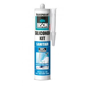 Bison sanitair siliconenkit transparant 310 ml