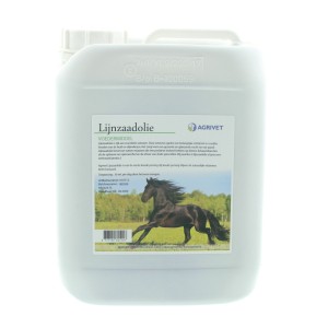Agrivet lijnzaadolie paard 5 liter