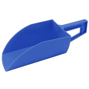 Voerschep 1kg Schepmodel Blauw