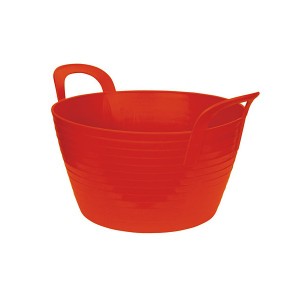 Flexibele mand rood 12 liter