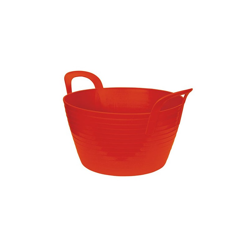 Flexibele mand rood 12 liter