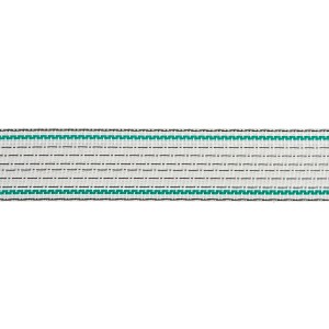 Premium Plus schriklint wit / groen 4cm 200m