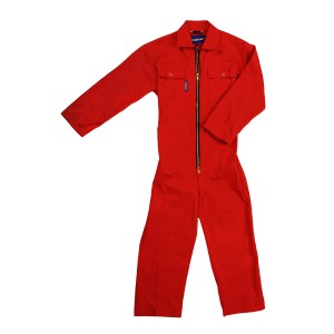 Kinder rally overall Rood