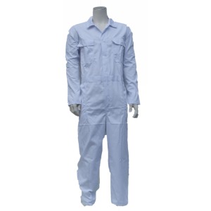 Kuipers kinderoverall polyester / katoen wit