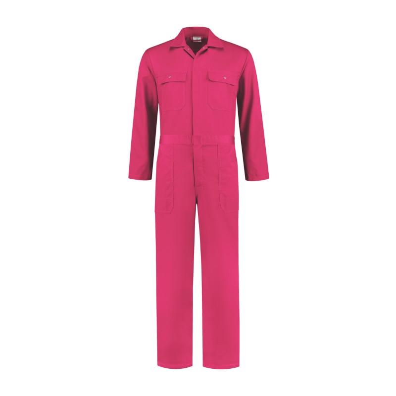 Kuipers kinderoverall polyester / katoen fuchsia