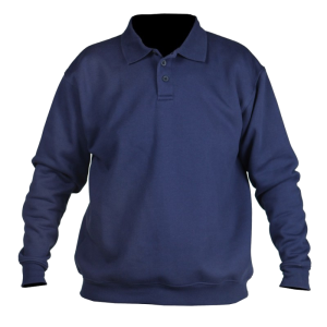 Sweater met polokraag marine