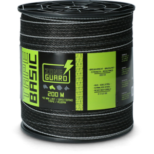 Goedkoop schriklint Eco 40 mm Zwart 200 meter