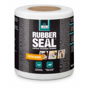 Bison Rubbel Seal textielband 10 cm x 10 m