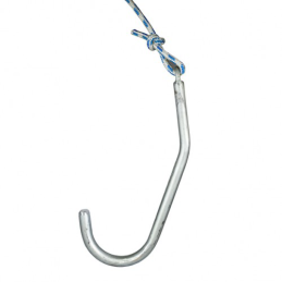 Achterpoothaak voor elektrische klauwverzorgingsbox