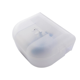 Voerdoos met muizenklem doorzichtig