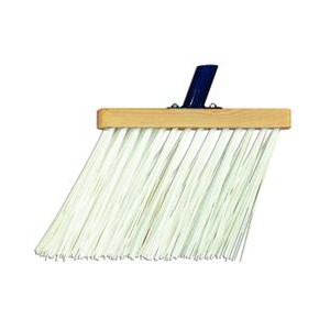 Schuine gootbezem wit 40 cm
