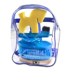 Poetstas poetsset blauw